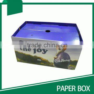 2015 PURPLE CARDBOARD CORRUGATED CARTON BOX EP15565