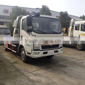 NEW PRODUCT Medium Sized Vehicle HOWO Flatbed Tow Truck photo-3