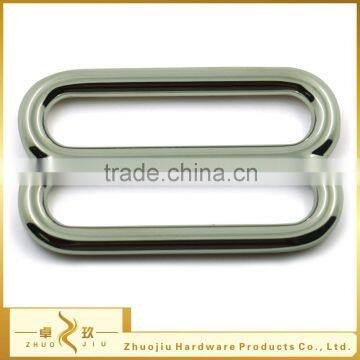 High quality nickel free zinc alloy 38mm belt slide buckle metal double buckle/adjustable buckle for bags                        
                                                Quality Choice