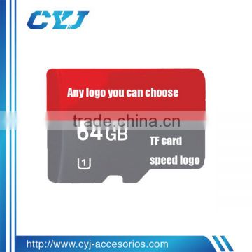 TF memory card in class 10 with 100% original chip 1 year warranty