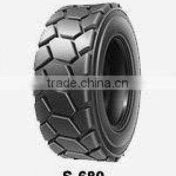 TOP QUALITY INDUSTRIAL SKIDSTEER TYRE NON-DIRECTIONAL TYRE 10-16.5