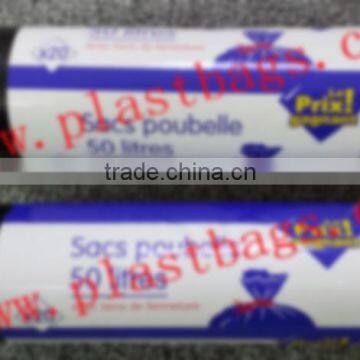 HDPE Star Sealed Trash Bags With Good Qulity