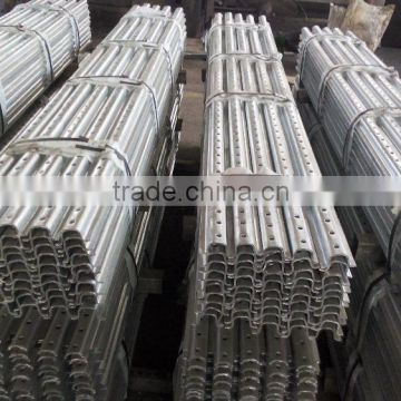 Galvanized u flange 8' steel posts (guage 12)