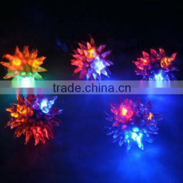 TPR led glow light hairy ring