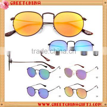 Classic Aviator Style Sunglasses Metal Frame Colored Lens UV400 for Unisex