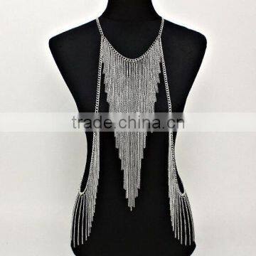 Long Tassel Necklace Sexy Body Chain For Bikini Girls