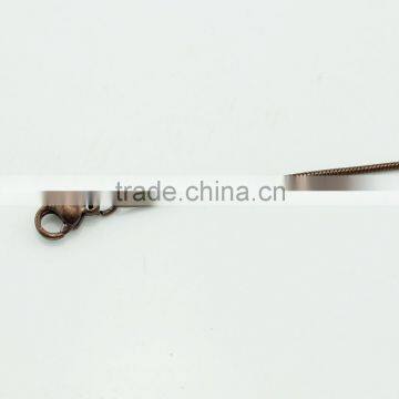 Cheap Price 50cm Chocolate Color Snake Chain 316 Stainless Steel Floating Locket Chain photo-2