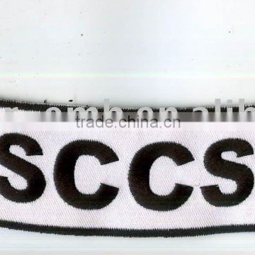 Embroidery wording patch