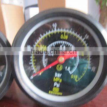 Professional Air Filled Pressure Gauge,0-0.16MPa,made in China,gold pressure gauge