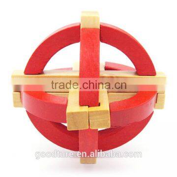 Wooden IQ Intelligent Puzzle Magic Puzzle Kongming Lock Brain Teaser Model Number GAD1110