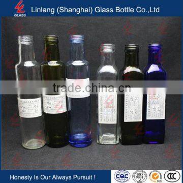 Import Spain Cooking Oil Bottle With Crown Cap Transparent Dorica or Marasca 200ml,250ml,500ml,750ml Glass Olive Oil Bottle photo-6