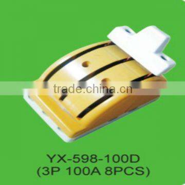 3Pole Double Throw Porcelain Knife Switch 100A