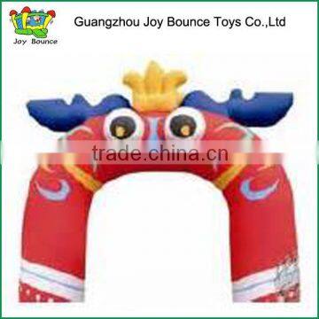 Red Inflatable Cartoon Arch inflatable entrance arch for events