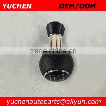 YUCHEN Car Shift Gear Knob Chrome Caps 6 Speed For Audi A3 8L S3 2000-2003 Car Styling Spare Parts