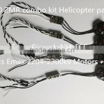 250 ZMR Combo Kit Part SetX4 Simonk 12A ESC X4 EMAX 2204-2300KV