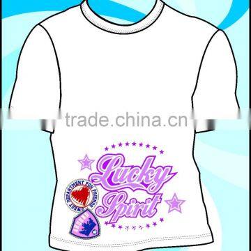 Custom Cheap T Shirt Printing Boy's/ White Screen Printed T Shirt/ Print Shirt Men Wholesale