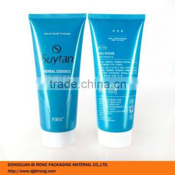 Empty Plastic Cosmetic Exfoliator Gel Packaging Tubes