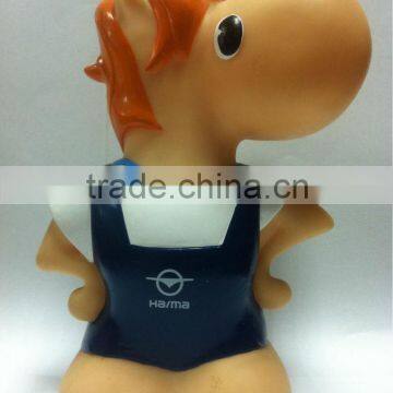 plastic animal money box horse