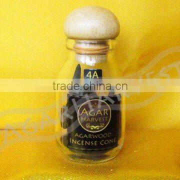 Agarwood-Aloeswood-Eaglewood-Oud-Oudh-Gaharu-Jinkoh-Chen Xiang-Calambac-Bois d'aigle-Adlerholz [Incense Cone] (4A Grade)