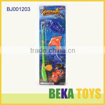 Toy for children happy kids small animal plastic toy fishing game toy children magentic fishing toys