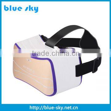 VR Virtual Reality One machine 5inch IPS screen android os 3d vr glasses headset case box