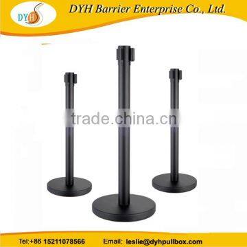 Belt Stanchion Crowd Control Stanchion Post Black Powder Coated photo-3