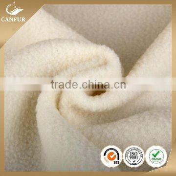 Cheap Polyester plain super soft polar fleece fabric