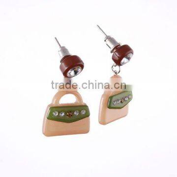 Fashion Design Lock Shape Earring