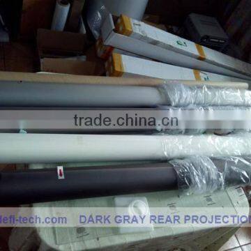 Dark gray fixed frame projection screen