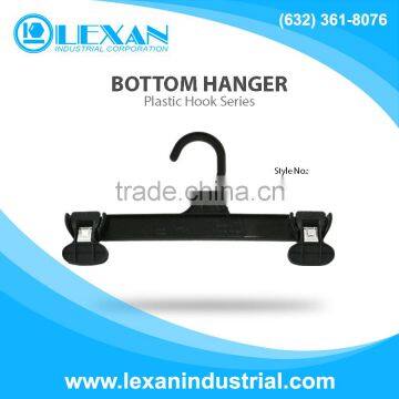 6110 - 10" Plastic Pinch Grip Hanger with Plastic Hook for Bottoms, Pants, Skirts, Shorts (Philippines)