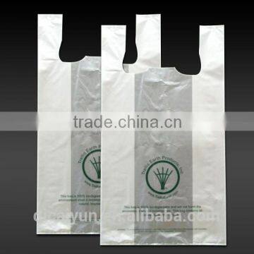 Accept Custom Order and Embossing Surface Handling T-shirt shopping bag