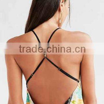 Printing 2016 New Designer Sexy With Strapy Back Bohemian Style Mini Dress for Women photo-4