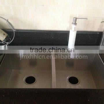 Farmhouse Hot Sales China Supplier Manufacturer XHHL Commercial Handmade Cupc Double Bowl Stainless Steel Kitchen Sink photo-5