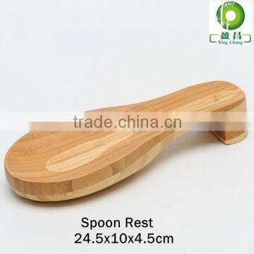 Luxury new shoes shape design bamboo Spoon rest