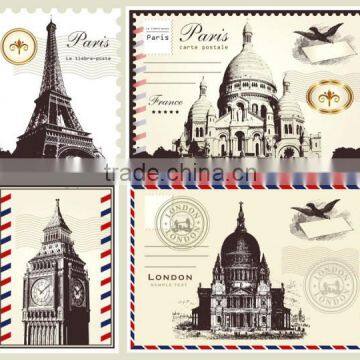 Hongkong custom LOGO printing Postcard printing