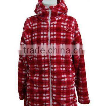 Winter Thick Fleece Jacket for Lady / Sherpa Fleece Jacket / Heavy Weight Fleece Jacket