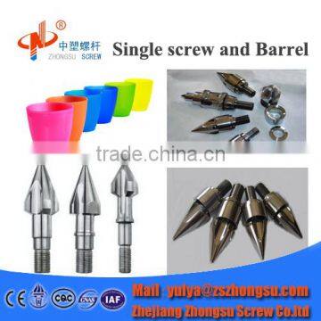 Screw nozzle for injection screw & barrel