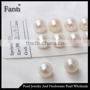 10-11mm AAA natural pearl sale half drilled pearl bead