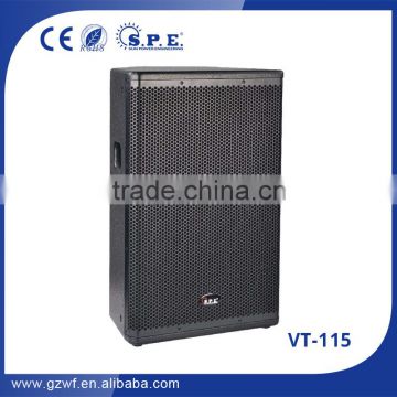 night club speakers spe audio vt-115 dj club speakers 15 inch 300w long range speaker