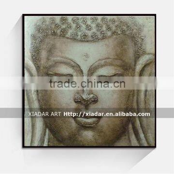 3d buddha face canvas oil painting for bedroom and hotel shu114