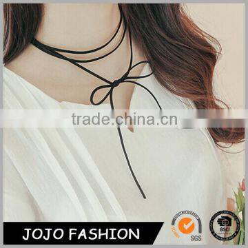 Korean black velvet fabric choker jeweled scarf necklace wholesale