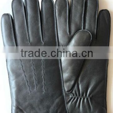 men classic leather gloves