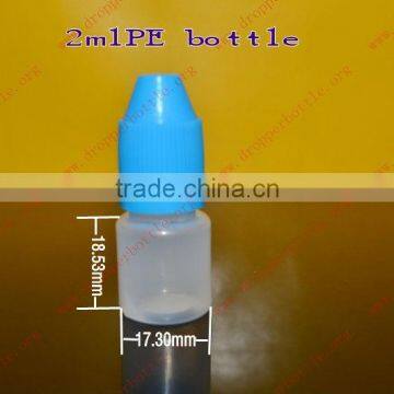 2ml pe drop dispensing bottle liquid oil bottle