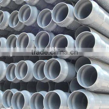 high quality PVC grey lightweight plastic pipe