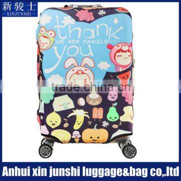 Stronger Elastic Neoprene Suitcase Cartoon Pattern Luggage Protection Cover