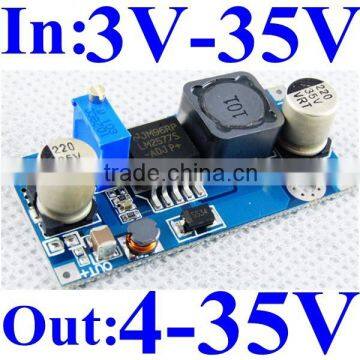 dc dc step up converter circuit pcb board 5v 12v to 16v 28v voltage regulator 1A 2A 3Amax