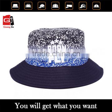 Custom High Quality Hot Sale Puff Embroidery Logo Fitted Cap Design Your Own Cheap Plain Fashion Bucket Hat Wholesale