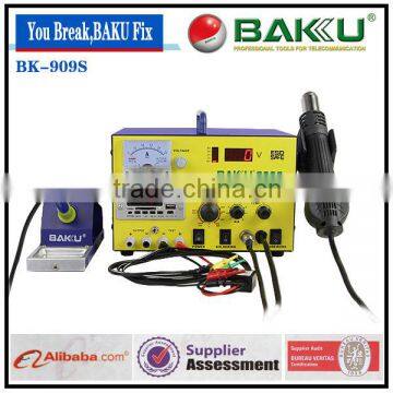 BAKU BK-909S new design with power supply digital display 3 in 1 hot air soldering rework station