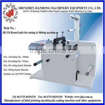 Jh-250 Automatic adhesive label rotary die cutter with slitting factory