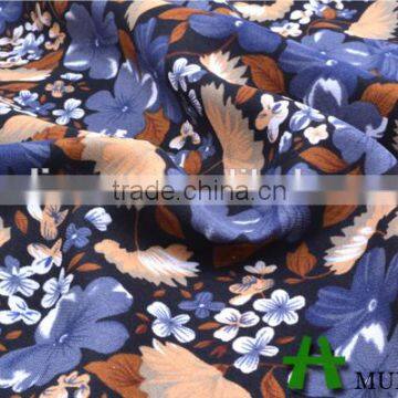 Mulinsen Textile Woven Wool Peach Floral Wholesale Spandex Fabric Print photo-5